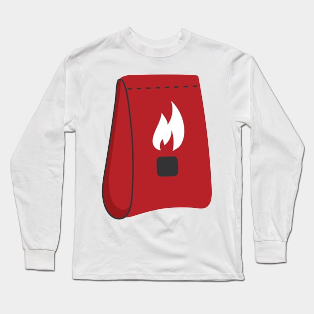 Barbecue Charcoal Long Sleeve T-Shirt by Jonathan Wightman